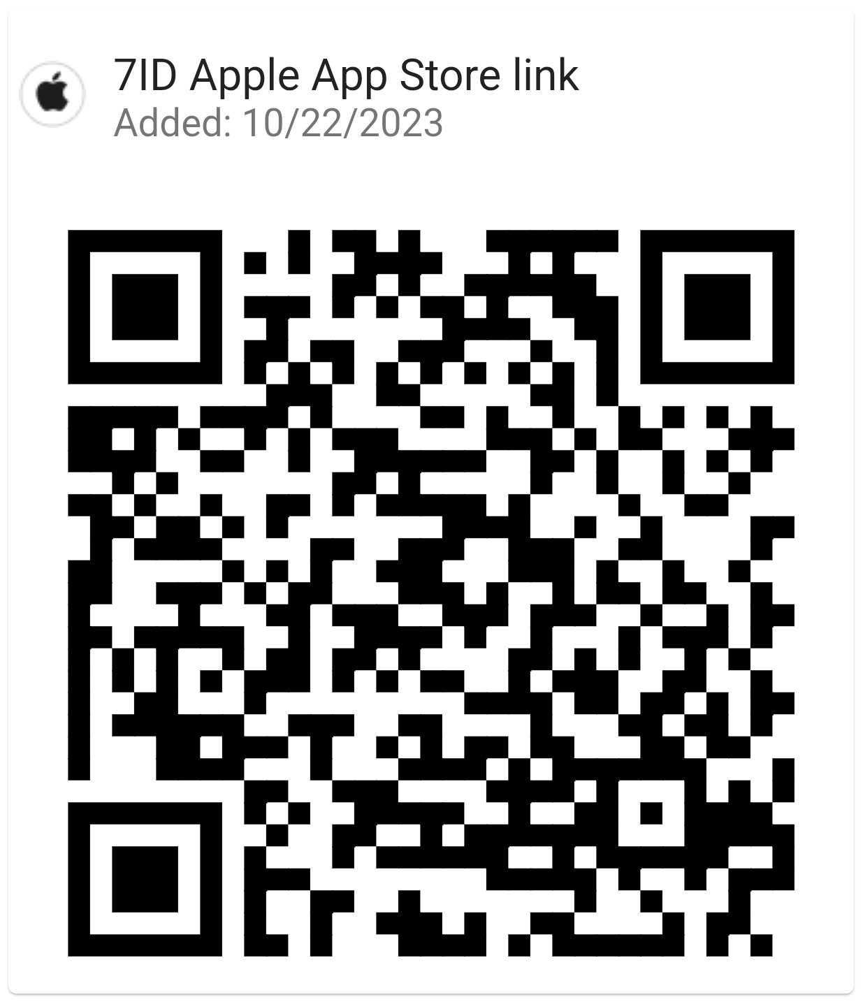 Tải xuống 7ID từ Apple App Store