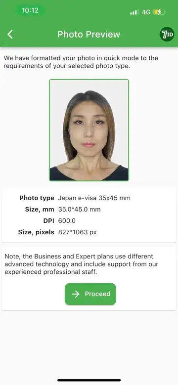 Aplikasi 7ID: Contoh Foto Visa Jepang