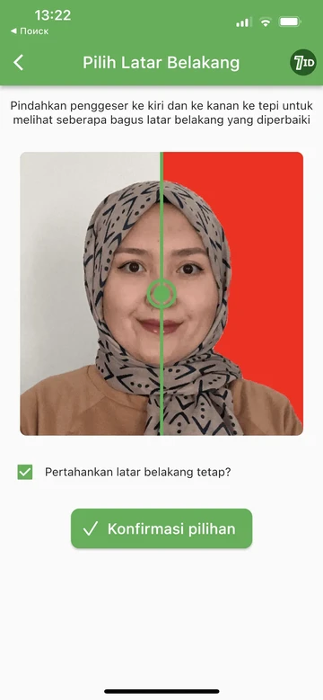 7ID: Pilih latar belakang foto Anda