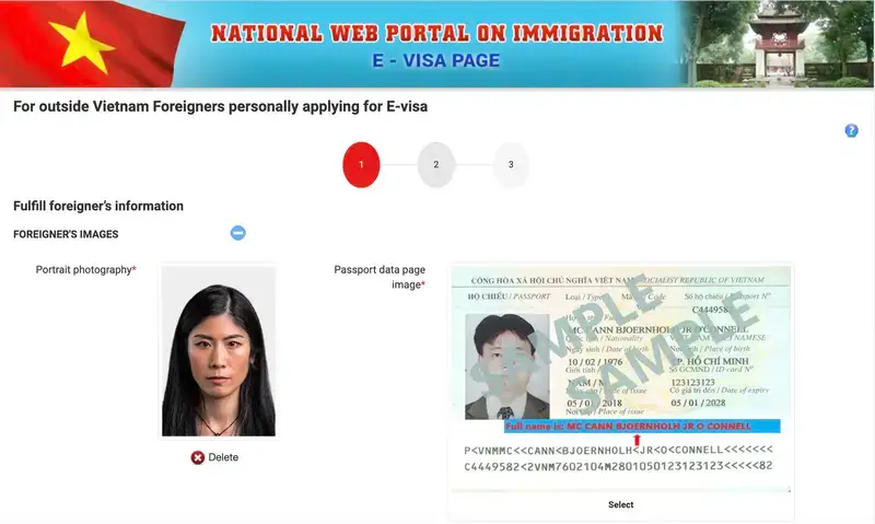 Bagaimana Cara Melampirkan Foto ke Aplikasi e-Visa Vietnam?